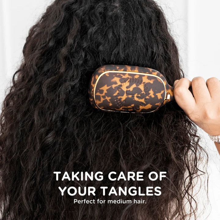 Detangler Hair Brush for Medium Hair | Tortoise