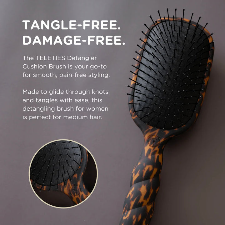 Detangler Hair Brush for Medium Hair | Tortoise