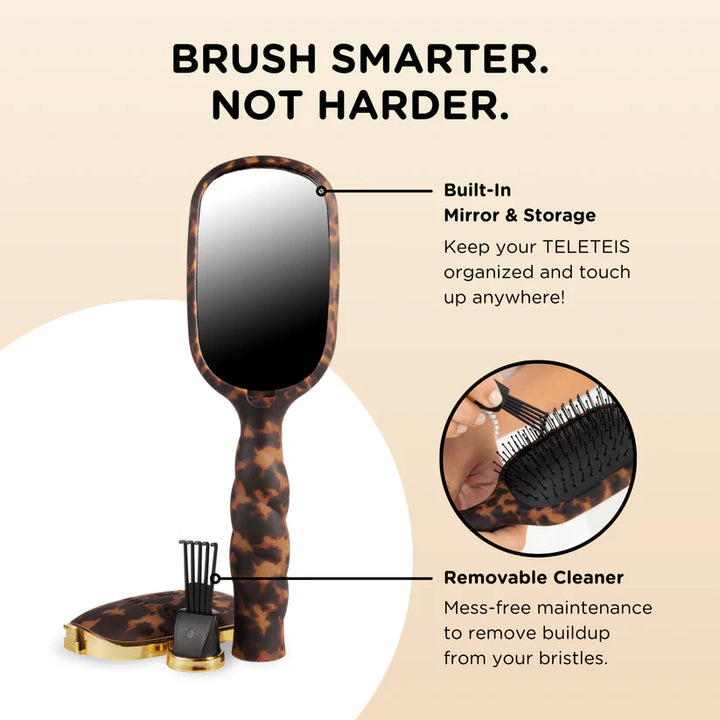 Detangler Hair Brush for Medium Hair | Tortoise