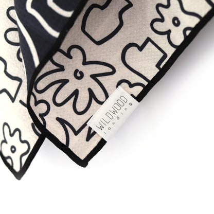 Echo Reversible Microfiber Hand Towel