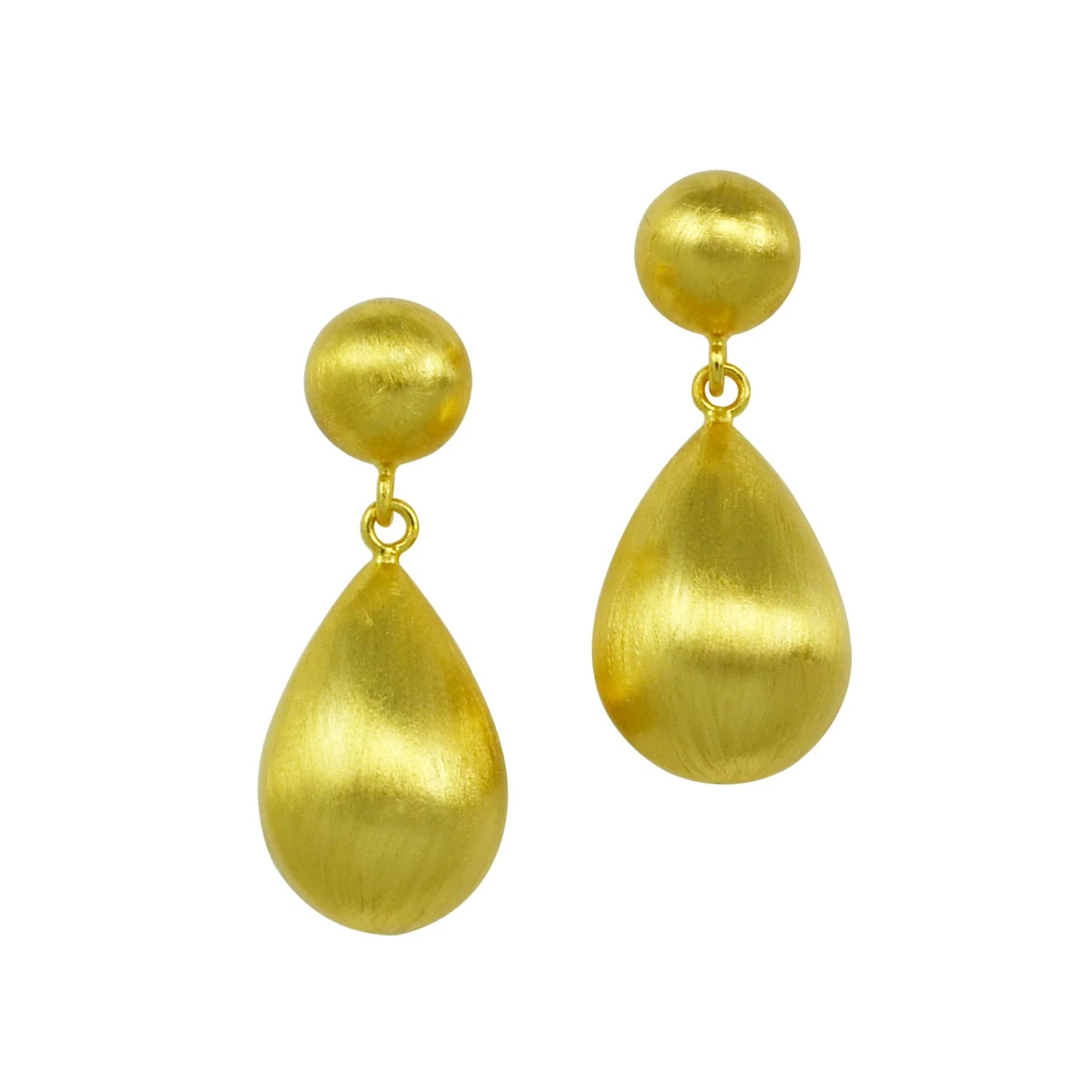 Fernanda Droping Ball Earrings