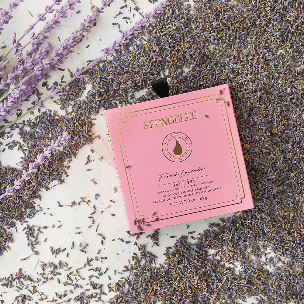 Body Wash Infused Buffer- French Lavender*