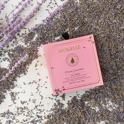 Body Wash Infused Buffer- French Lavender*