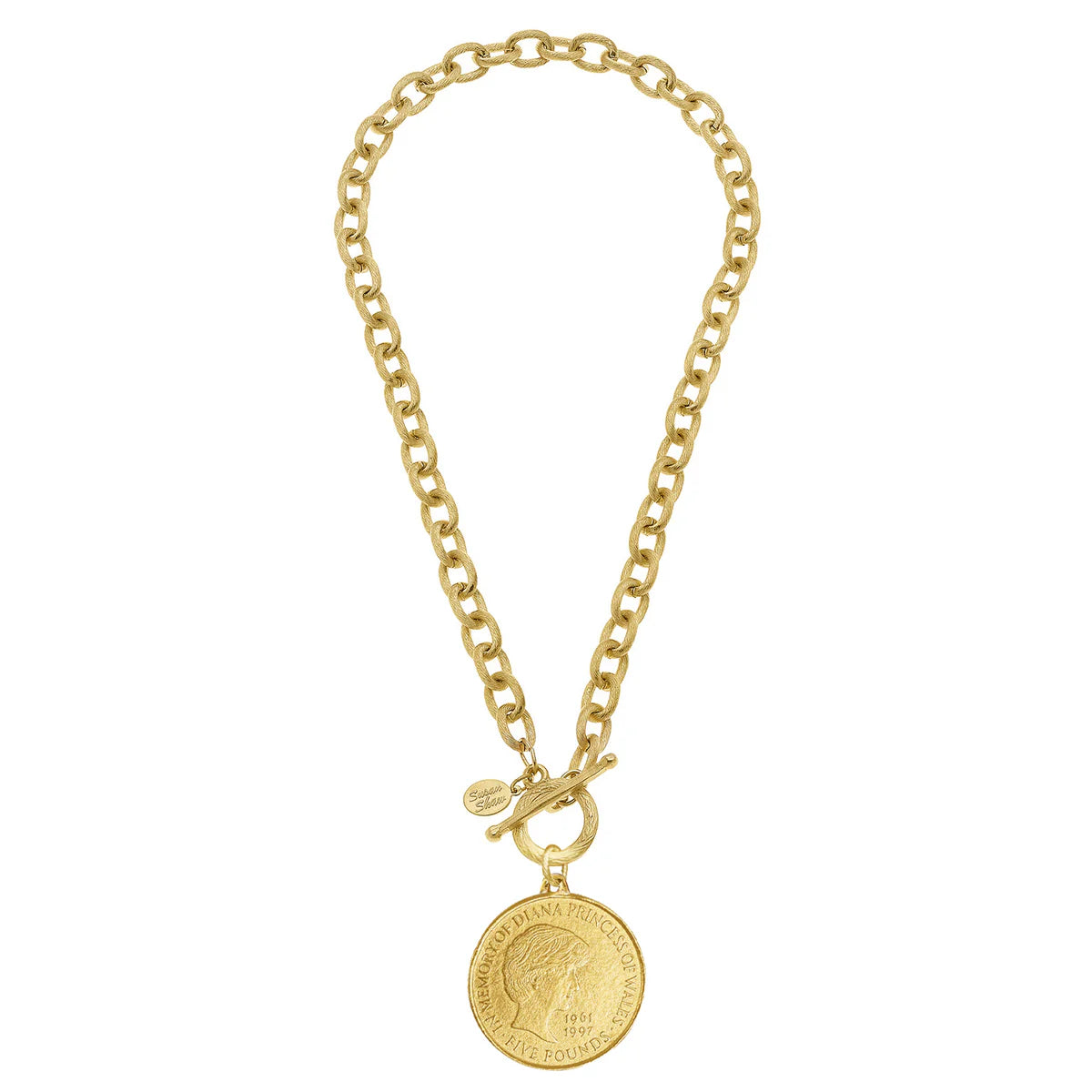 Gold Diana Toggle Necklace