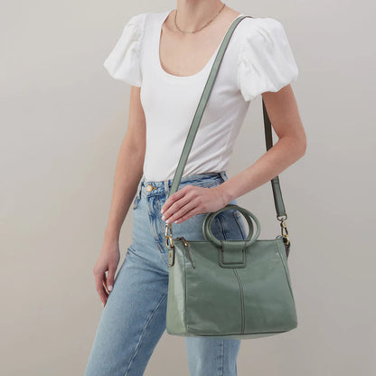 Sheila Medium Satchel - Jade