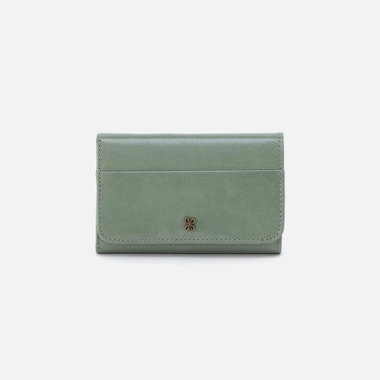 Jill Trifold Wallet - Jade