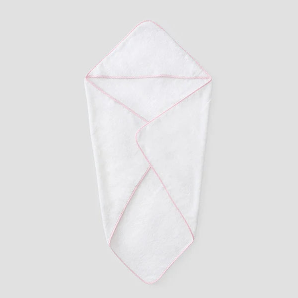 Weezie Gingham Hooded Baby Towel | Pink