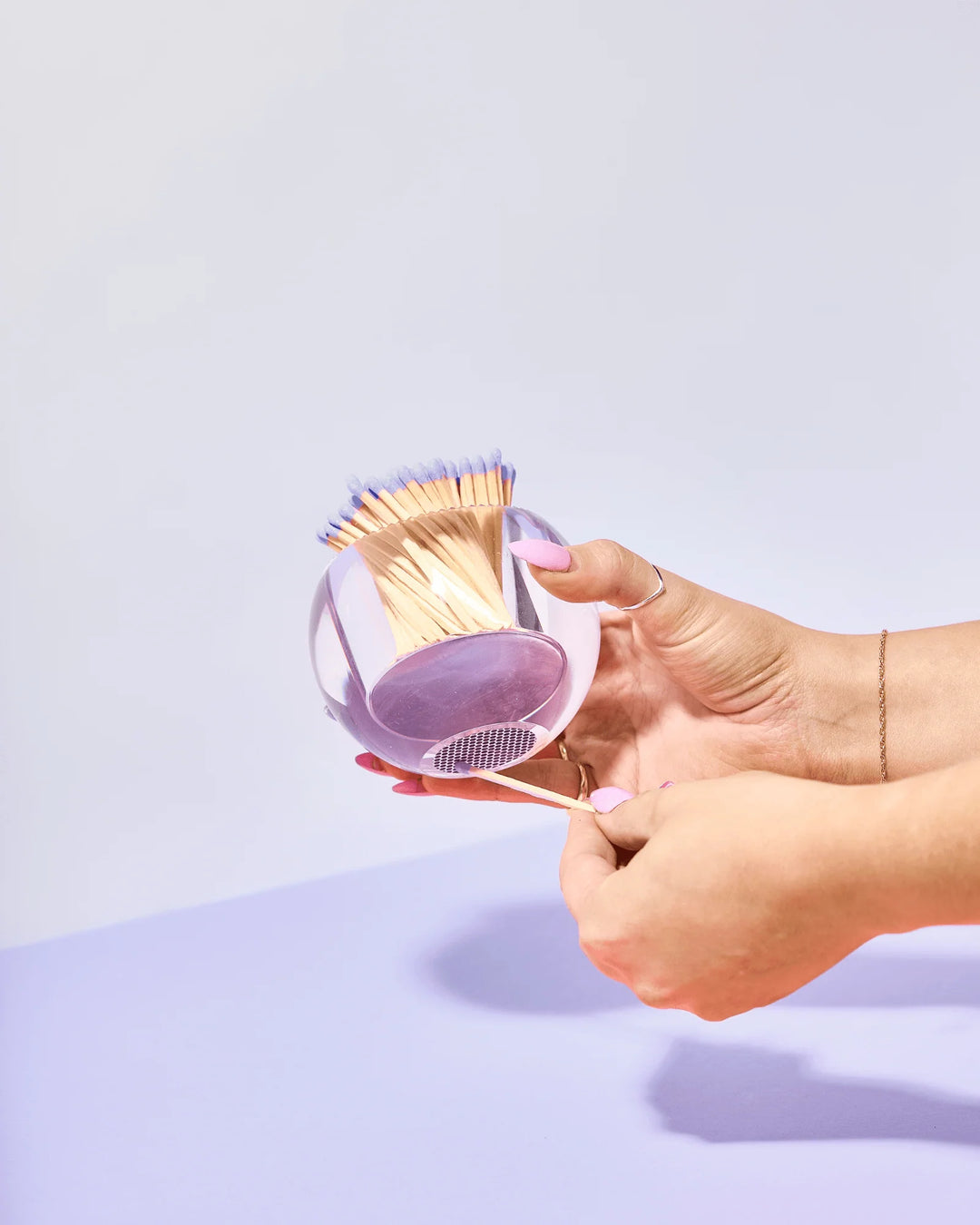 Round Match Striker | Lavender Matches