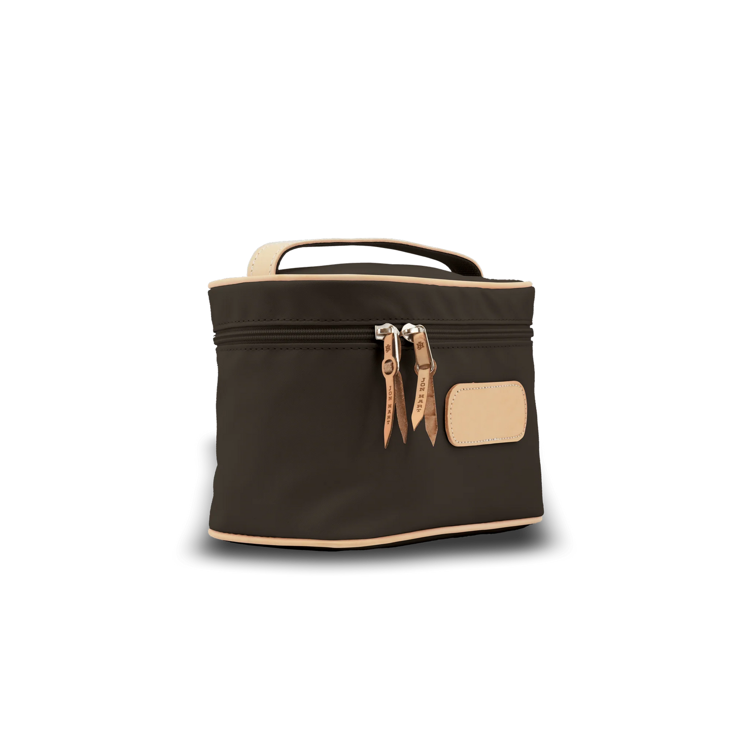 Jon Hart Makeup Case | Espresso Coated Canvas