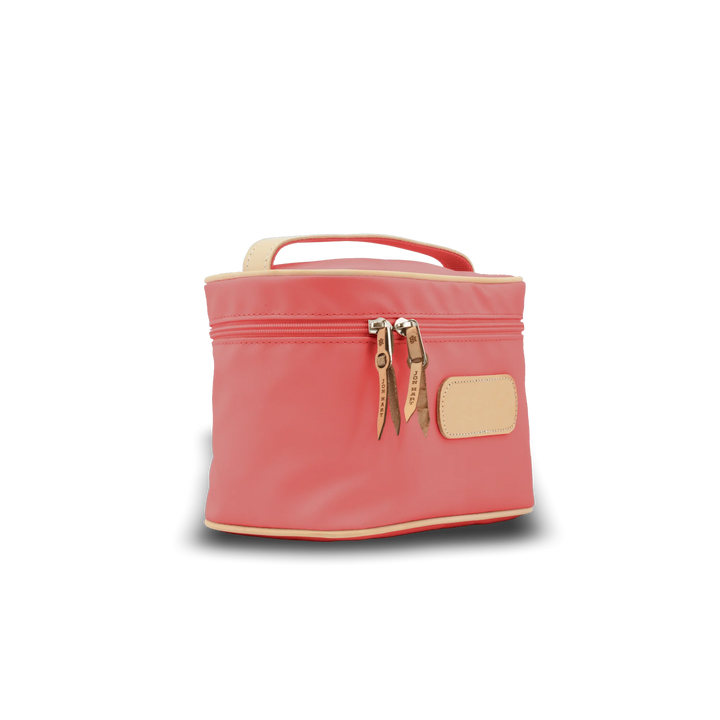 Jon Hart Makeup Case | Coral Coated Canvas