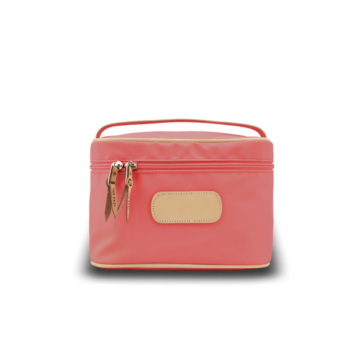 Jon Hart Makeup Case | Coral Coated Canvas
