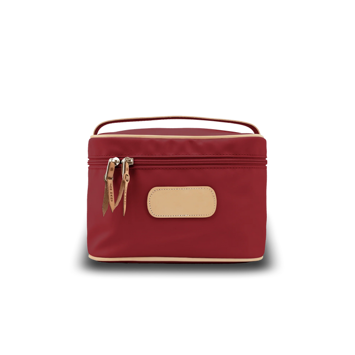 Jon Hart Makeup Case | Red Coated Canvas