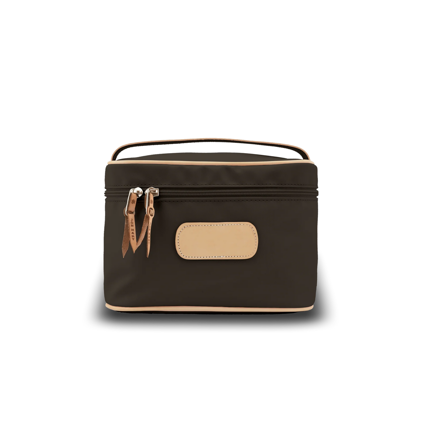 Jon Hart Makeup Case | Espresso Coated Canvas