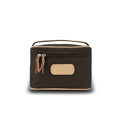 Jon Hart Makeup Case | Espresso Coated Canvas