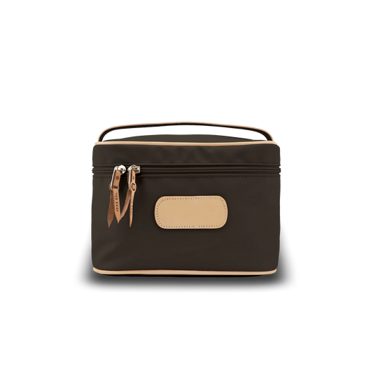 Jon Hart Makeup Case | Espresso Coated Canvas