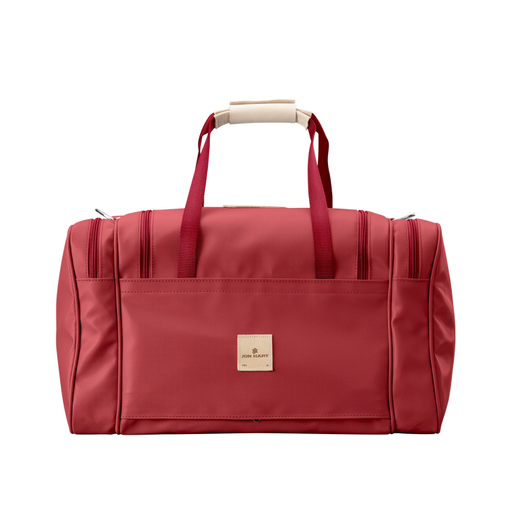 Jon Hart Medium Square Duffle | Red Coated Canvas