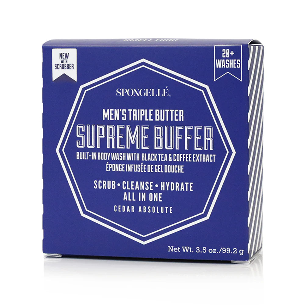 Men's Triple Butter Supreme Body Buffer - Cedar Absolute