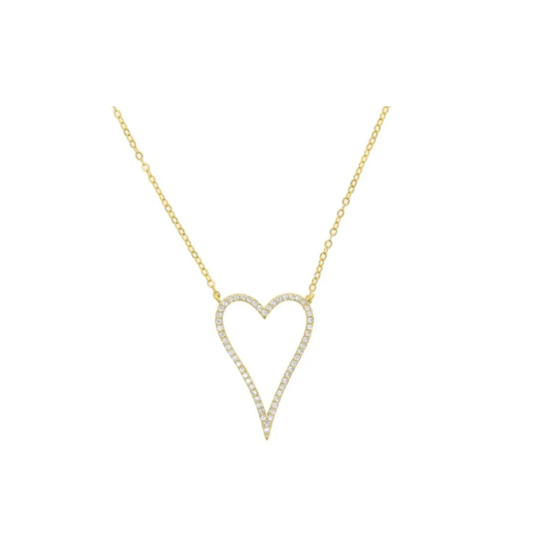 Open Heart Necklace