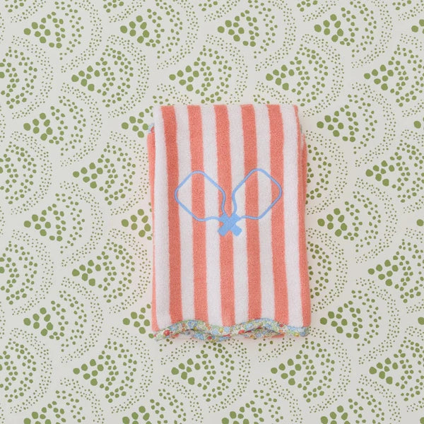 Azalea Scalloped Tennis Towel | Paddles