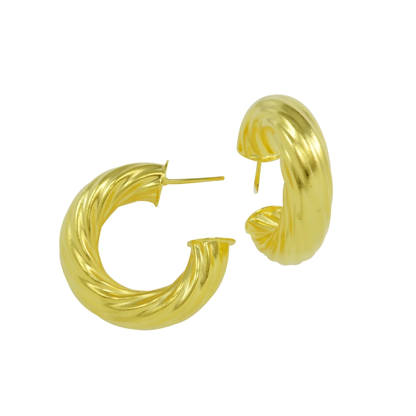 Paola Twisted Hoop Earrings