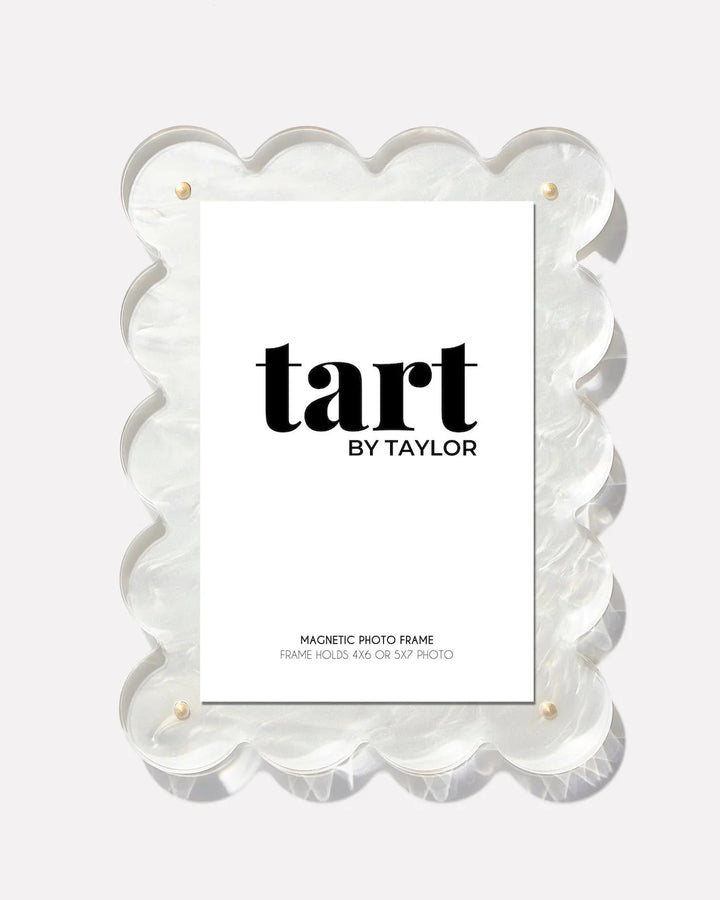 Pearl White Acrylic Picture Frame