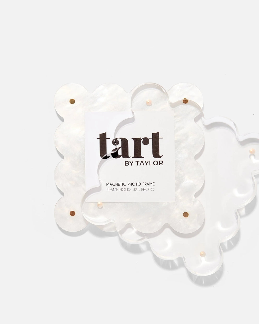 Pearl White Mini Acrylic Picture Frame