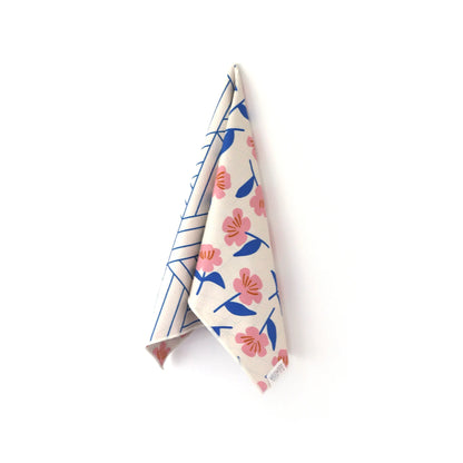 Pink Peony Reversible Microfiber Hand Towel