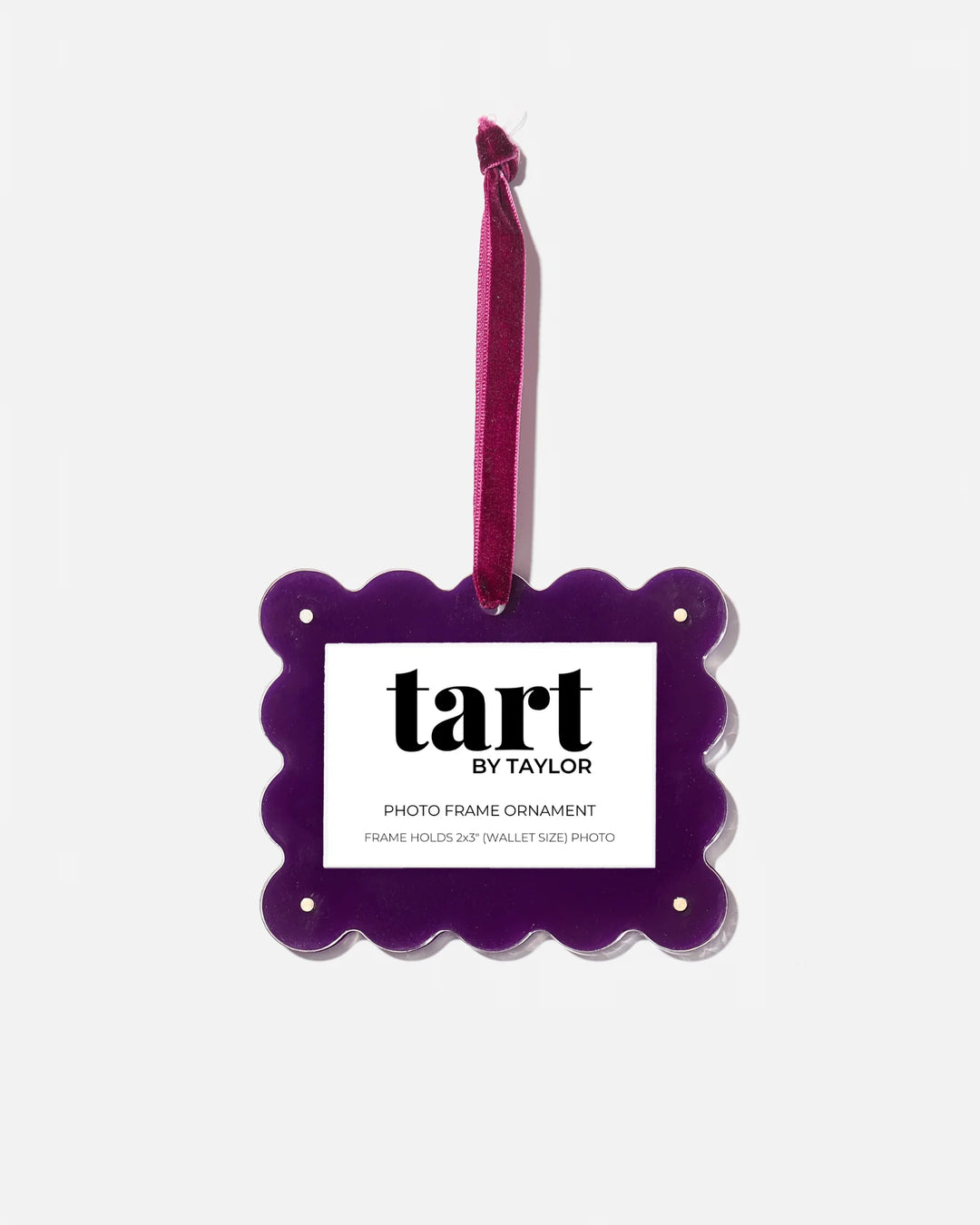 Plum Frame Ornament