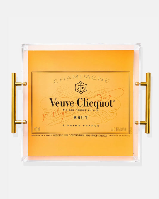 Pop The Bubbly Large Acrylic Tray