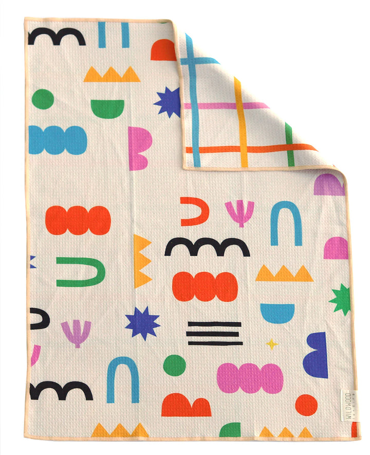 Shape &amp; Shine Reversible Microfiber Hand Towel