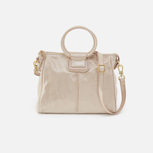 Sheila Medium Satchel - Sand Shimmer