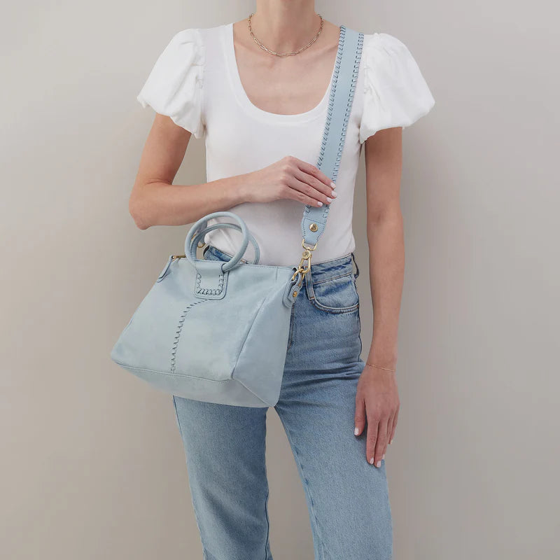 Sheila Medium Satchel - Sky