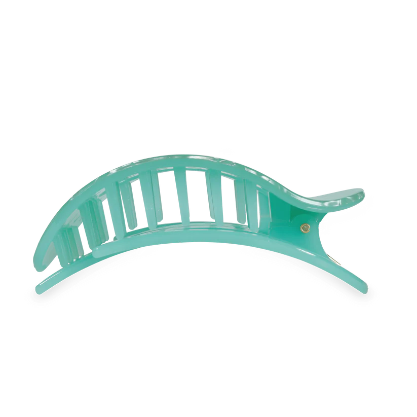 Spring Splash Large Flat Round Hair Clip
