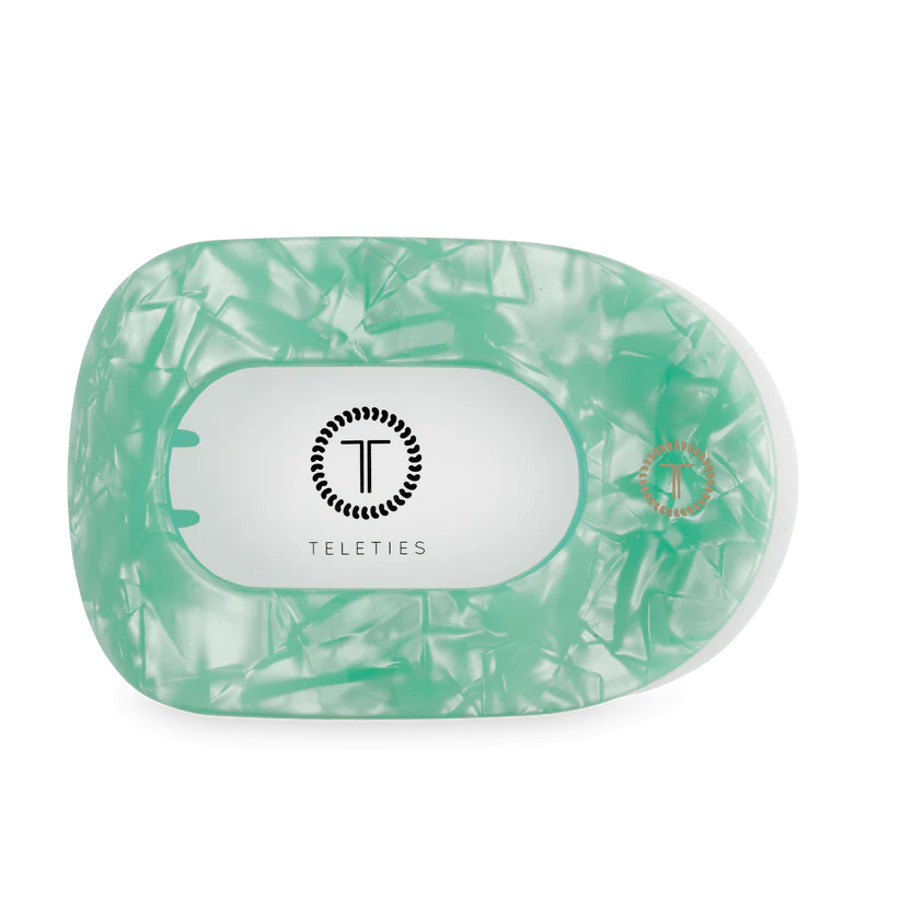 Spring Splash Large Flat Round Hair Clip