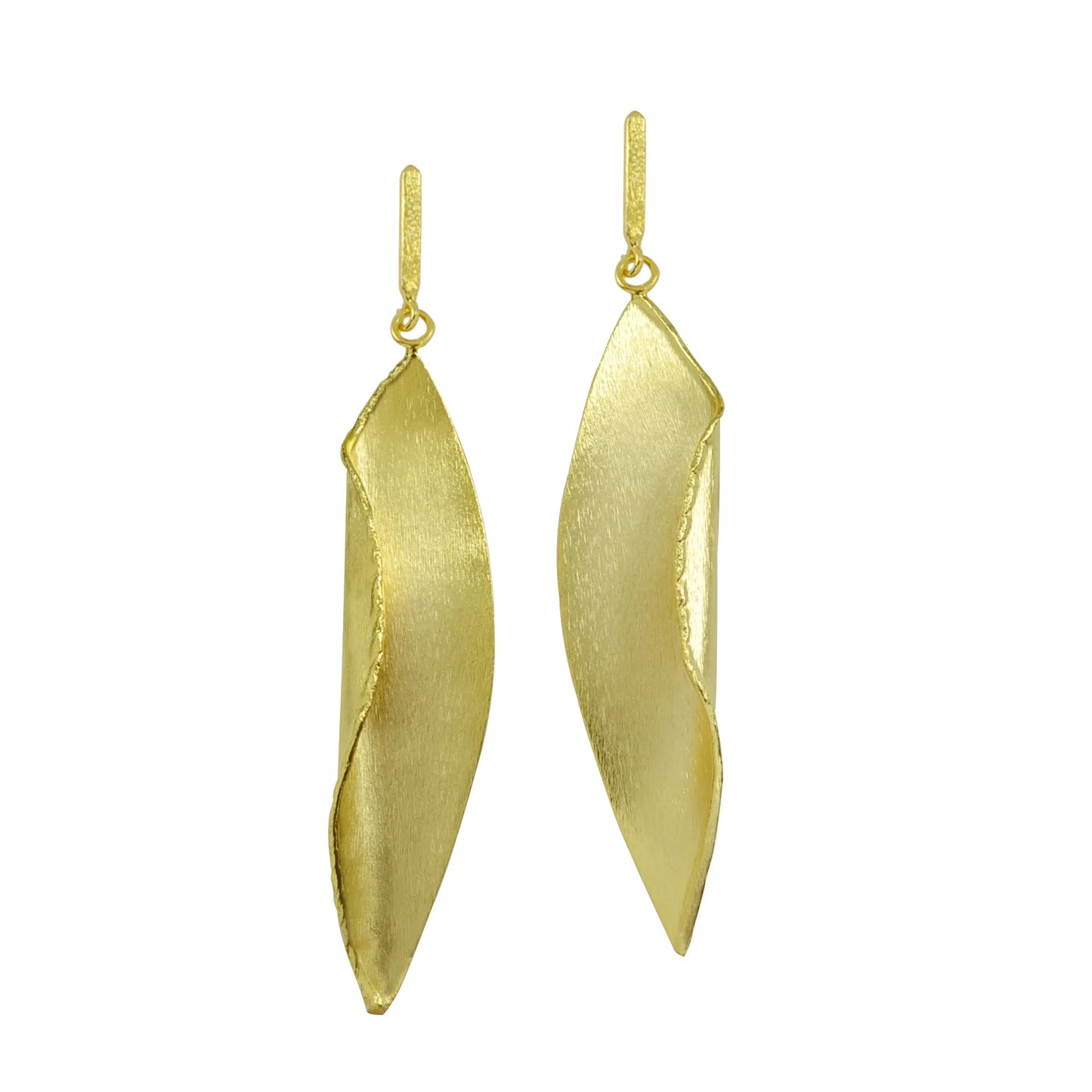 Tamara Fold Leaf Earrings