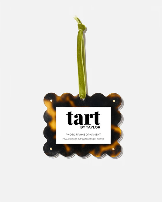 Tortoise Print Frame Ornament