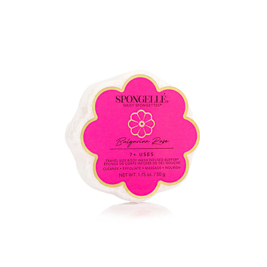 Travel Size Body Wash Spongette - Bulgarian Rose