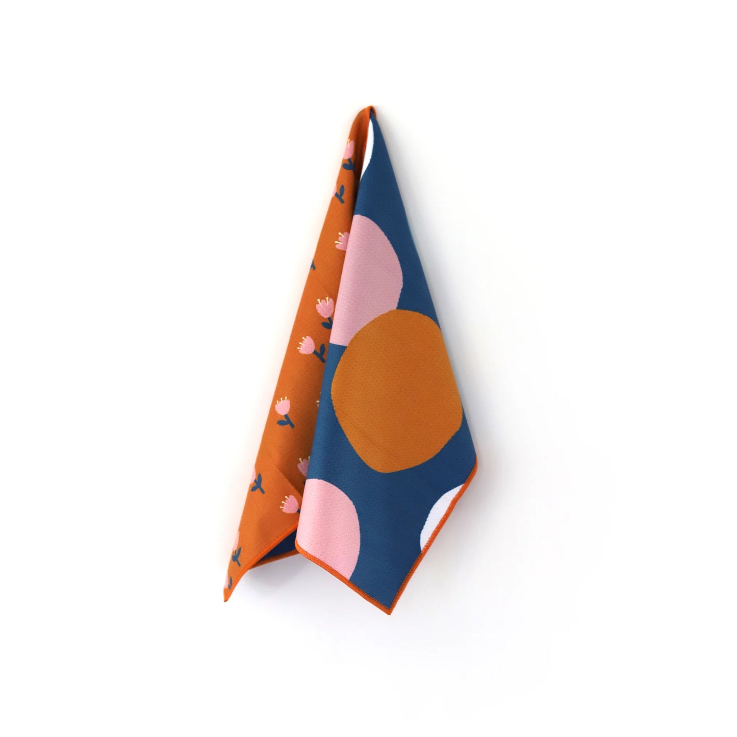 Tulip Bubbles Reversible Microfiber Hand Towel