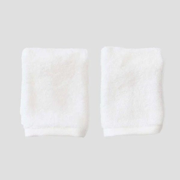 Basic Washcloths | White - Set of 2