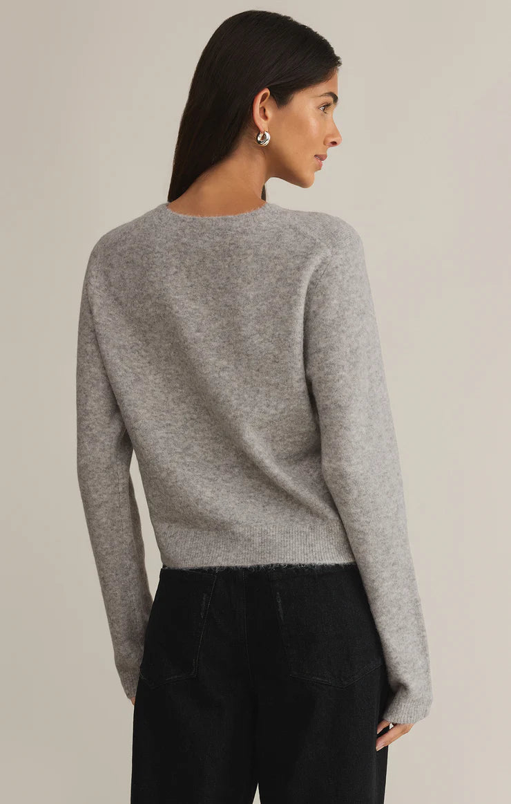 Medina Cardigan Light Heather Grey