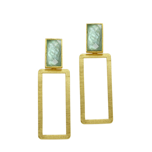 Zahira Aqua Mist Earrings